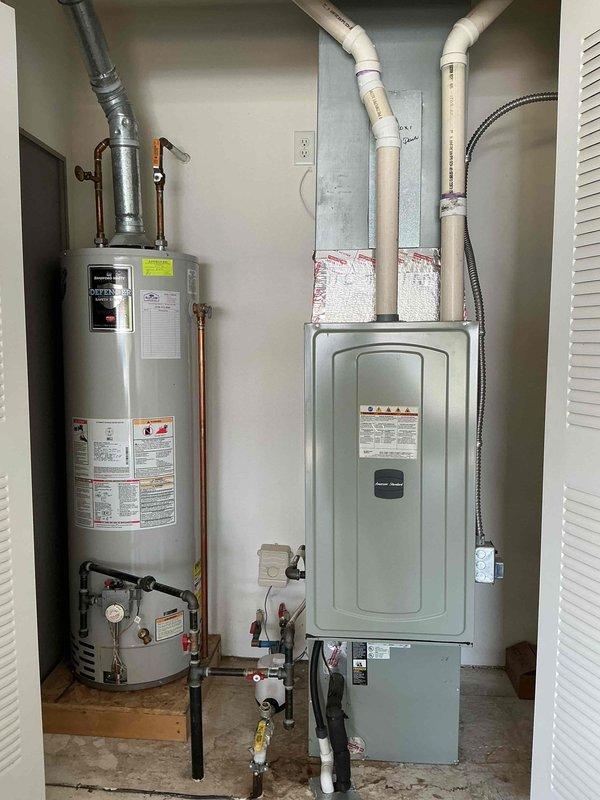Completed preventive maintenance tune-up on 5-year-old residential air conditioning system. Inspected outdoor condensing unit and indoor air handler, verified proper operation of all components, checked electrical connections, and ensured system is operating within manufacturer specifications for the cooling season.