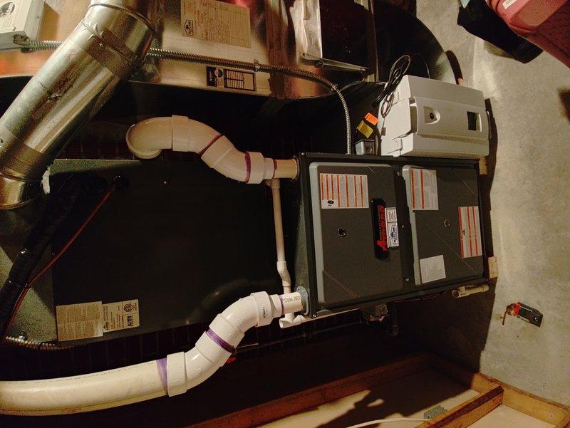 Completed annual air conditioning tune-up on residential split system. Performed comprehensive maintenance including inspection of outdoor condenser unit and indoor air handler, verified refrigerant levels, cleaned condensate drain lines, checked electrical connections, and tested system operation. Customer requested renewal of preventive maintenance agreement for continued service coverage.
