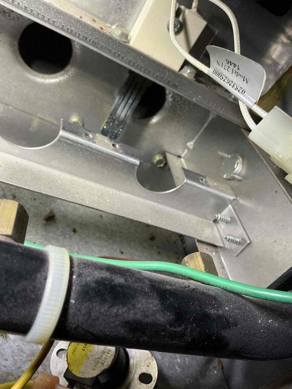 Completed comprehensive furnace tune-up on 2-year-old unit. Performed full system inspection including blower assembly, heat exchanger, gas valve, ignition system, and all electrical connections. Cleaned burners, checked flame sensor operation, verified proper gas pressure and combustion. Inspected and tested all safety controls including limit switches and rollout sensors. Checked refrigerant lines, condensate drain system, and PVC venting for proper installation and operation. Verified thermostat operation and system cycling. All components found operating within manufacturer specifications with no issues identified. System running efficiently and safely.