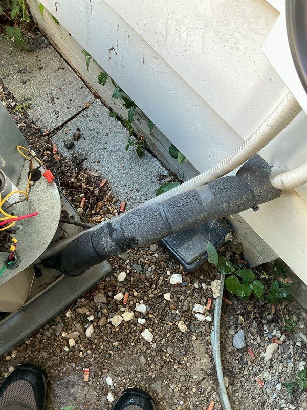 Completed cooling maintenance and tune-up on residential air conditioning system. Inspected outdoor condenser unit and found evaporator coil heavily soiled with accumulated dirt, dust, and debris restricting airflow. Cleaned coil assembly, checked refrigerant pressures using manifold gauges, and verified proper operation of all system components.