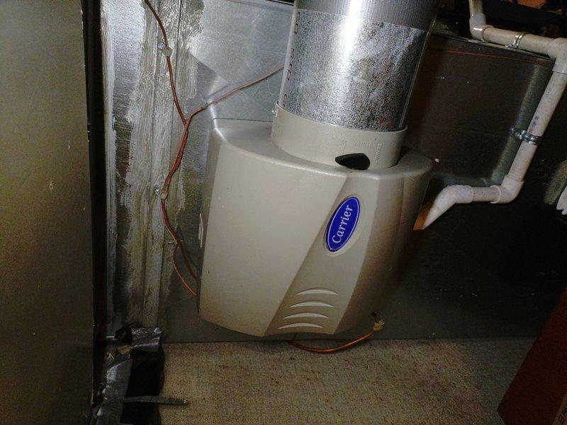 Completed routine maintenance on a 9-year-old Carrier gas furnace system. Inspected all major components including the air handler unit, ductwork connections, and electrical wiring systems. Verified proper operation of the blower motor, confirmed secure duct connections, and reviewed wiring diagram for system specifications to ensure all components were functioning within manufacturer parameters.