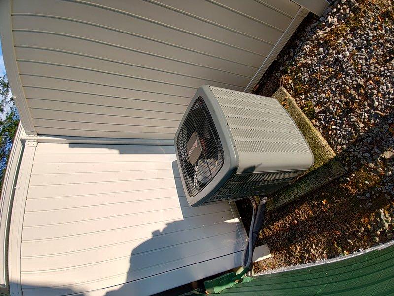 Completed preventative maintenance on a 12-year-old outdoor air conditioning system. Inspected electrical control panel components, capacitor, and condenser unit to confirm proper operation and system functionality. All components were evaluated and unit is operating within normal parameters.