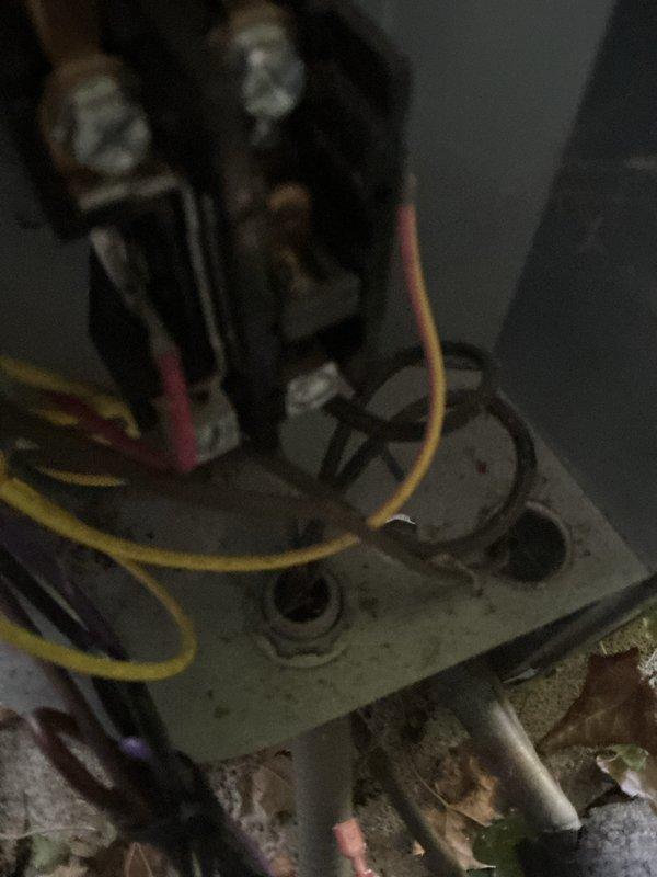 Performed comprehensive AC tune-up on residential split system including indoor furnace and outdoor condensing unit. Inspected electrical connections, refrigerant lines, and internal components of both units. System operational at time of inspection with all mechanical components functioning within normal parameters.