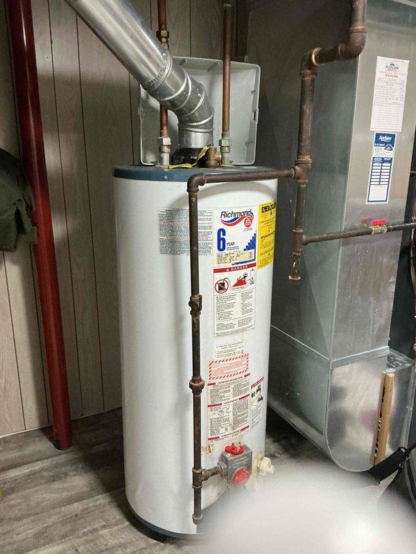 Completed scheduled maintenance on 13-year-old HVAC system including air conditioning and furnace tune-up. Performed comprehensive inspection of furnace, air handler, ductwork, and associated copper piping connections, verifying proper operation of all mechanical components and gas-fired heating equipment. All systems tested and confirmed operational with no immediate repairs required.