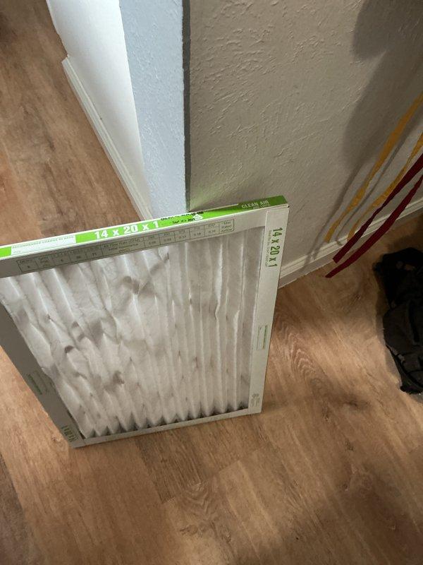 Completed comprehensive AC tune-up on residential outdoor condensing unit, including inspection of condenser coils, refrigerant lines, and electrical connections. Replaced indoor air filter (14x20) to ensure optimal airflow and system efficiency, with all components found operating within normal parameters.