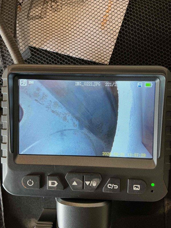 Completed comprehensive tune-up on 8-year-old gas furnace with appointment scheduled after 3 PM with advance call-ahead notification. Performed standard maintenance inspection including combustion analysis, safety controls verification, and heat exchanger examination using borescope camera to assess internal components for cracks or deterioration. Interior inspection revealed normal operating conditions with no significant concerns identified. All system components functioning within manufacturer specifications.