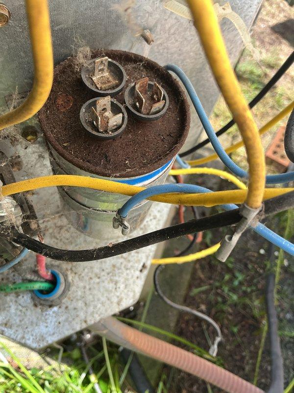 Completed preventive maintenance on a 9-year-old electric cooling system under the MVP Cool maintenance program. Inspection revealed significant corrosion on outdoor unit electrical connections requiring immediate attention to prevent system failure. All electrical terminals were cleaned, connections tightened, and system tested for proper operation to ensure reliable cooling performance.