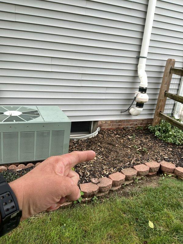 Responded to emergency no cooling call for 24-year-old residential air conditioning system. Upon arrival, performed diagnostic evaluation of the outdoor condensing unit and assessed overall system condition given the age of the equipment. Documented the existing HVAC installation with the condensing unit positioned on concrete pad against exterior wall with proper electrical service connection via meter and disconnect switch. Given the advanced age of the unit at 24 years—well beyond typical equipment lifespan of 15-20 years—discussed system condition and replacement options with homeowner, as repairs on equipment of this vintage often prove cost-prohibitive and parts availability becomes increasingly limited.