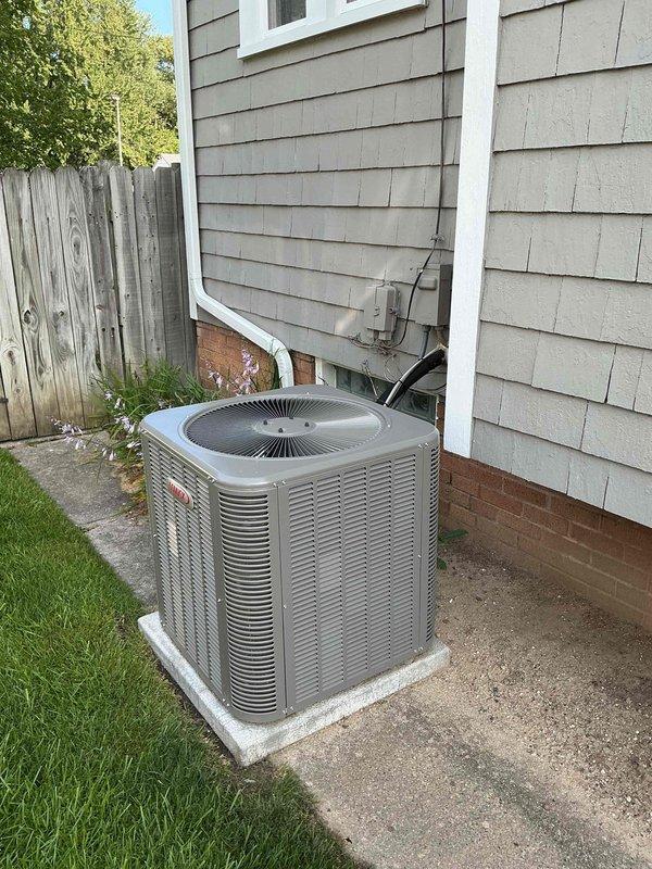 Completed scheduled maintenance on a 2-year-old air conditioning system and gas furnace. Performed comprehensive inspection, cleaning, and testing of both the outdoor condensing unit and indoor air handler to ensure optimal system performance and efficiency for the upcoming season.
