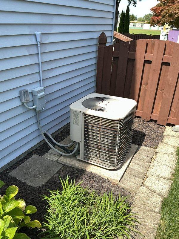 Responded to no cooling call on 22-year-old residential air conditioning system. Upon arrival, performed complete system diagnostic on outdoor condenser unit. Inspected compressor operation, refrigerant lines, electrical connections, and capacitor function. Evaluated condenser coil condition and verified proper airflow through unit. Tested thermostat communication and electrical supply at disconnect. Given the advanced age of the equipment and observed wear patterns, discussed system condition and replacement options with homeowner. Unit operational at time of departure with recommendations provided for future consideration.