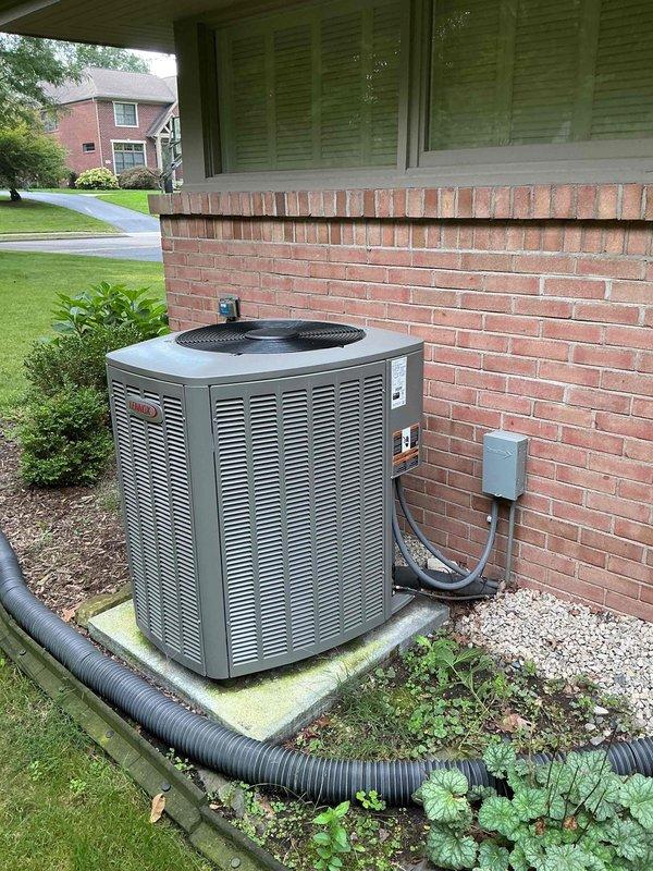 Performed comprehensive tune-up service on a 3-year-old Lennox air conditioning system and furnace during morning appointment. Completed full system inspection, cleaned condenser coils, checked refrigerant levels, tested electrical connections, and verified proper operation of all components. Unit is functioning efficiently with no issues identified; customer confirmed system performance is satisfactory.