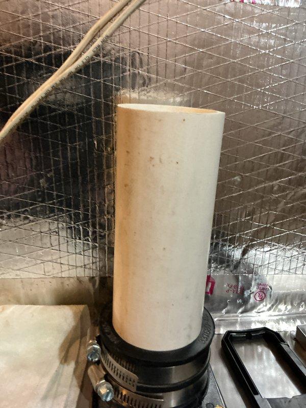 Completed comprehensive maintenance service on a 2-year-old gas furnace system. Performed combustion analysis using calibrated flue gas analyzer, confirming system efficiency at 94.2% with oxygen levels at 9.2%, carbon monoxide reading of 16 ppm in flue gas (29 ppm air-free), and stack temperature of 99.6°F. Inspected PVC vent pipe installation and verified proper sealing at boot connection with secure clamp attachment through insulated area. All measurements within acceptable parameters for natural gas appliance operation.