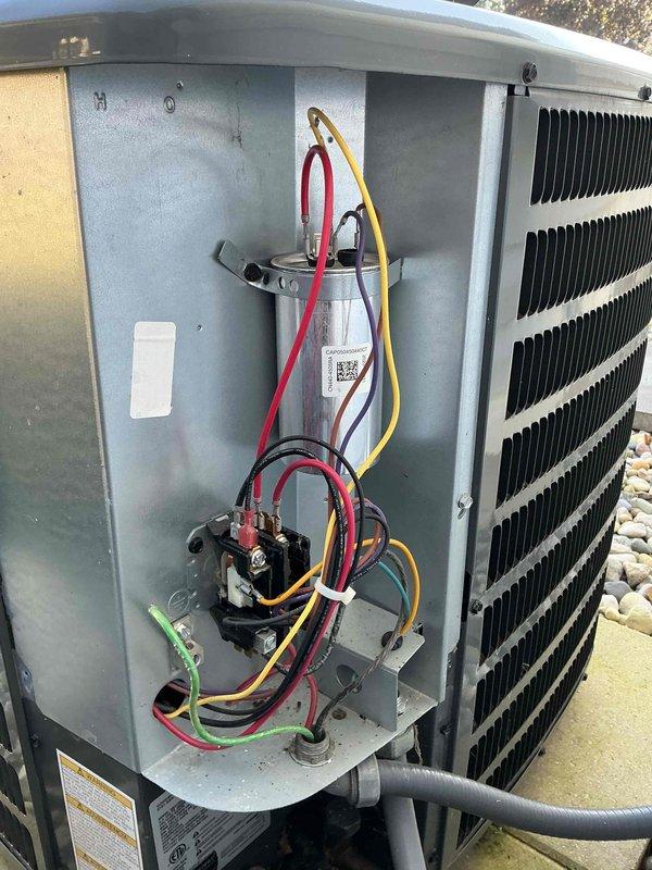 Completed comprehensive tune-up on 6-year-old furnace and air conditioning system. Performed flue gas analysis on furnace showing optimal combustion efficiency at 92.6% with carbon monoxide levels at 15 ppm in flue and 22 ppm ambient, oxygen at 6.7%, and stack temperature of 112.7°F—all readings within acceptable parameters for natural gas appliance. Inspected AC unit electrical components including capacitor, contactor, and wiring connections; verified all connections secure and components functioning properly.
