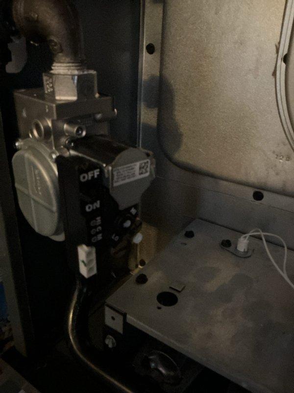 Completed comprehensive tune-up on 9-year-old residential gas furnace located in basement. Inspected and tested gas valve operation, verified proper combustion air supply, checked electrical connections and blower motor functionality, and confirmed system levelness and overall operational safety. All components found to be operating within manufacturer specifications with no immediate service concerns identified.