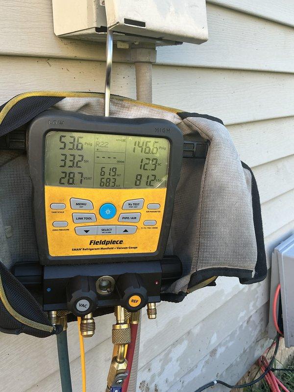 Completed comprehensive maintenance tune-up on both air conditioning and furnace systems, both over 20 years old. Performed refrigerant pressure and temperature diagnostics using manifold gauges, verified system performance parameters, and conducted standard preventive maintenance procedures on both heating and cooling equipment to ensure optimal operation for the upcoming season.