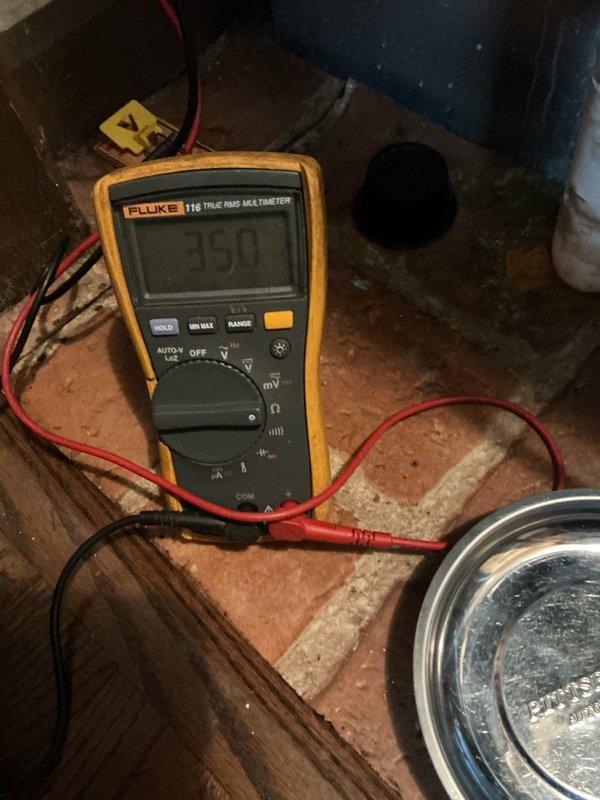 Completed scheduled heating maintenance on 16-year-old zone furnace system originally installed in May 2010. Performed comprehensive system inspection, verified electrical readings at 550 volts using calibrated multimeter, checked level positioning of equipment, and documented unit condition with service photos. All components operating within normal parameters and system ready for heating season.