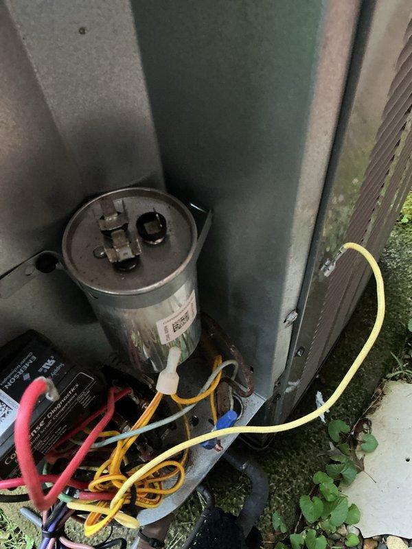 Completed preventative maintenance tune-up on 10-year-old residential air conditioning system. Performed comprehensive inspection of outdoor condensing unit including capacitor, contactor, and electrical connections; verified proper wiring integrity and component operation. All system components tested and found to be functioning within normal parameters.