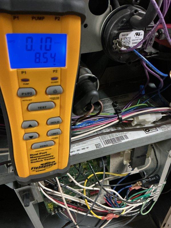Completed preventive maintenance on a 22-year-old gas heating system under the MVP maintenance program. Performed comprehensive system diagnostics using digital manifold gauges, verified proper operation of the blower motor assembly and control board, checked all electrical connections and wiring harnesses for integrity, and confirmed system pressures and temperatures were within manufacturer specifications.