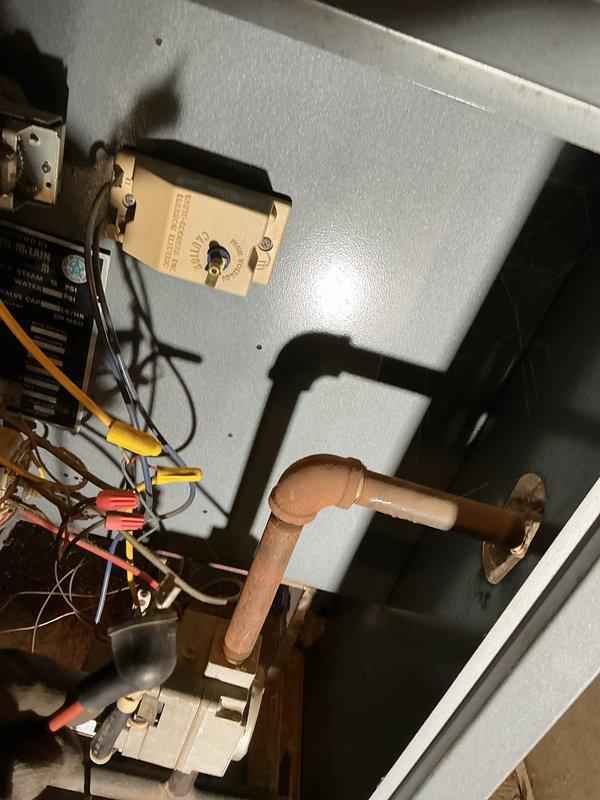 Performed pre-season maintenance on Weil-McLain boiler system. Completed thorough cleaning of boiler components, inspected electrical connections and wiring configurations, and verified proper operation of all safety controls including pressure relief valve settings. Unit tested and prepared for heating season operation.
