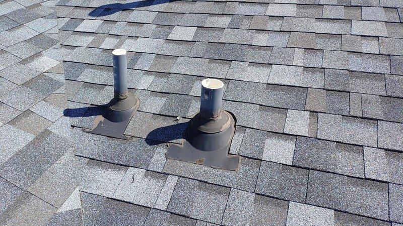 Completed routine maintenance on 3-year-old furnace system. Performed standard heating season inspection including filter check, burner examination, and system operational testing. Documented roof vent terminations and interior plumbing penetrations showing evidence of water intrusion around PVC pipe installations with visible staining on wall surfaces requiring attention.