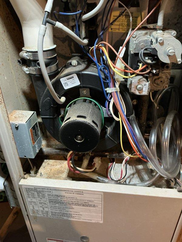 Responded to service call for furnace short cycling issue where burner would ignite then immediately shut down. Upon inspection, diagnosed and addressed ignition safety lockout condition by checking flame sensor operation, verifying proper gas valve function, and testing pressure switch and inducer motor assembly to ensure proper draft and combustion air flow, restoring normal heating operation.