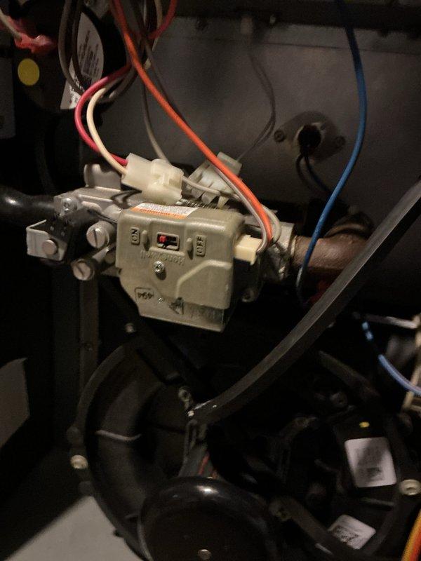 Completed comprehensive tune-up on 11-year-old gas furnace system. Performed combustion analysis using flue gas analyzer, confirming safe and efficient operation with CO levels at 19 ppm, oxygen at 10.6%, and combustion efficiency at 94%. Inspected gas valve assembly, electrical connections, and blower motor components, verifying all wiring terminations secure and all mechanical components operating within normal parameters.