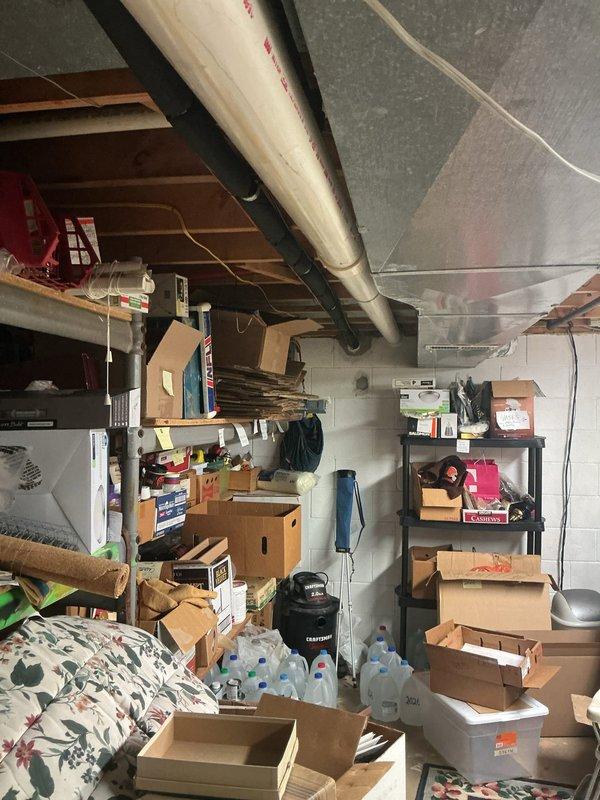 Completed comprehensive heating tune-up on 13-year-old system located in basement storage area. Performed standard maintenance procedures including inspection of ductwork, PVC condensate drain lines, and all mechanical components to ensure proper operation for the heating season.