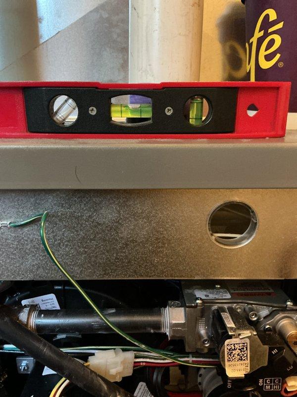 Completed comprehensive tune-up on two-year-old furnace system. Performed standard maintenance procedures including system diagnostics with multimeter readings, verified proper gas valve operation and electrical connections, and confirmed level installation of unit components. All systems tested and operating within normal parameters.