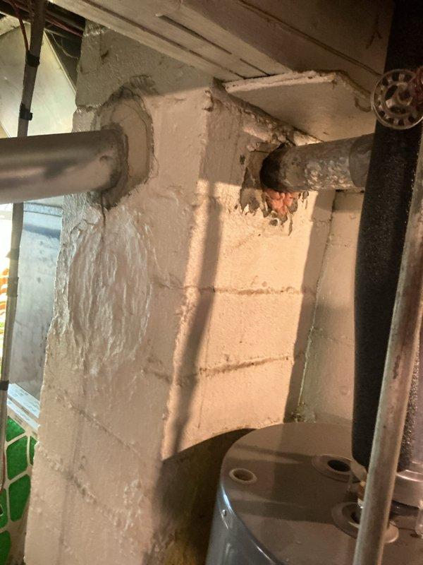 Responded to no-heat call for 20-year-old furnace system affecting entire residence. Upon arrival, confirmed outdoor unit was running but indoor blower motor failed to operate, resulting in complete loss of heating function. Inspected basement-mounted furnace unit and diagnosed blower motor failure. Replaced defective blower motor assembly, tested all electrical connections, and verified proper airflow throughout ductwork system. Cycled system through multiple heating cycles to confirm restoration of heat to all zones. Unit now operating within manufacturer specifications with adequate air delivery to living spaces.