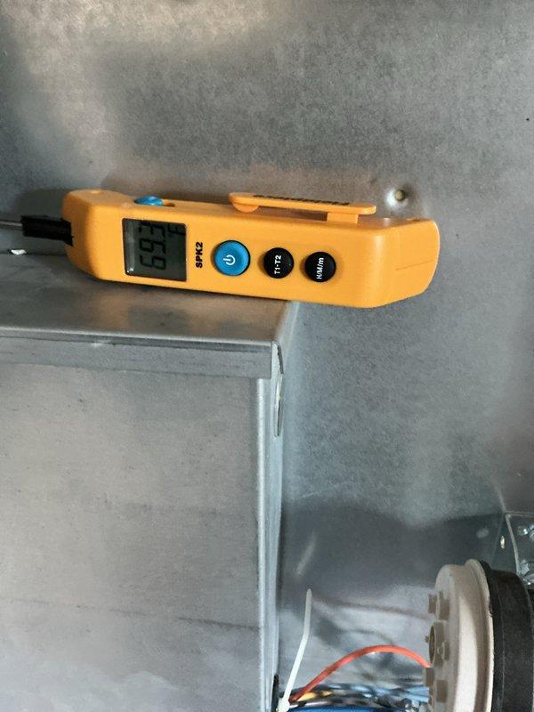 Completed annual furnace maintenance and tune-up on 8-year-old heating system. Performed comprehensive cleaning of furnace components, verified system operation with digital multimeter showing proper voltage readings, and tested temperature differential across heat exchanger. Inspected blower motor assembly, checked electrical connections, and confirmed all safety controls functioning within manufacturer specifications.