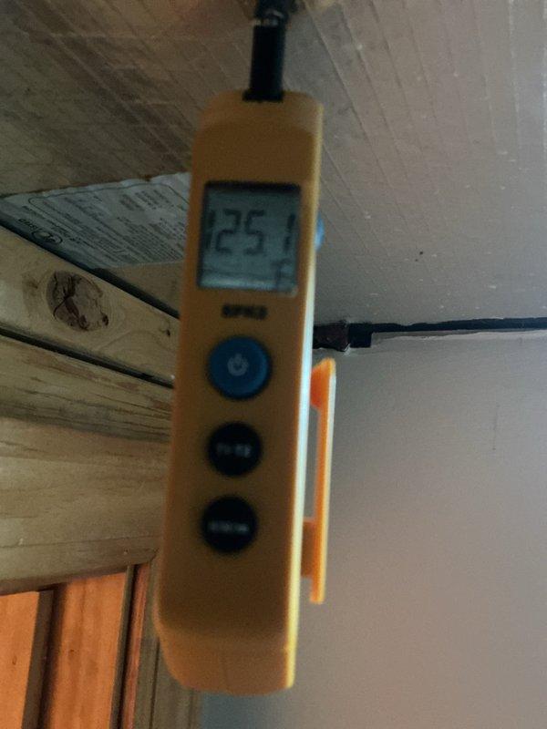 Performed seasonal preventive maintenance on the gas furnace, including verification of heating operation and measurement of supply air temperature (approximately 125°F at the supply) to confirm proper heat rise. Inspected the condensate drain system, including the condensate pump and PVC drain piping, to ensure proper drainage and secure fittings.