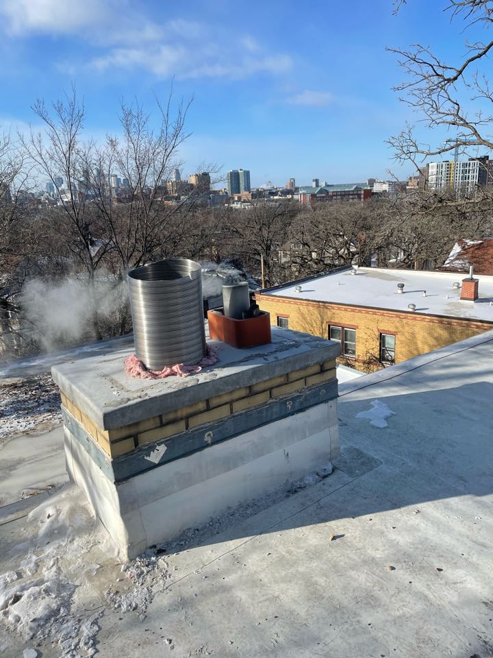 Installed two 12” liners 