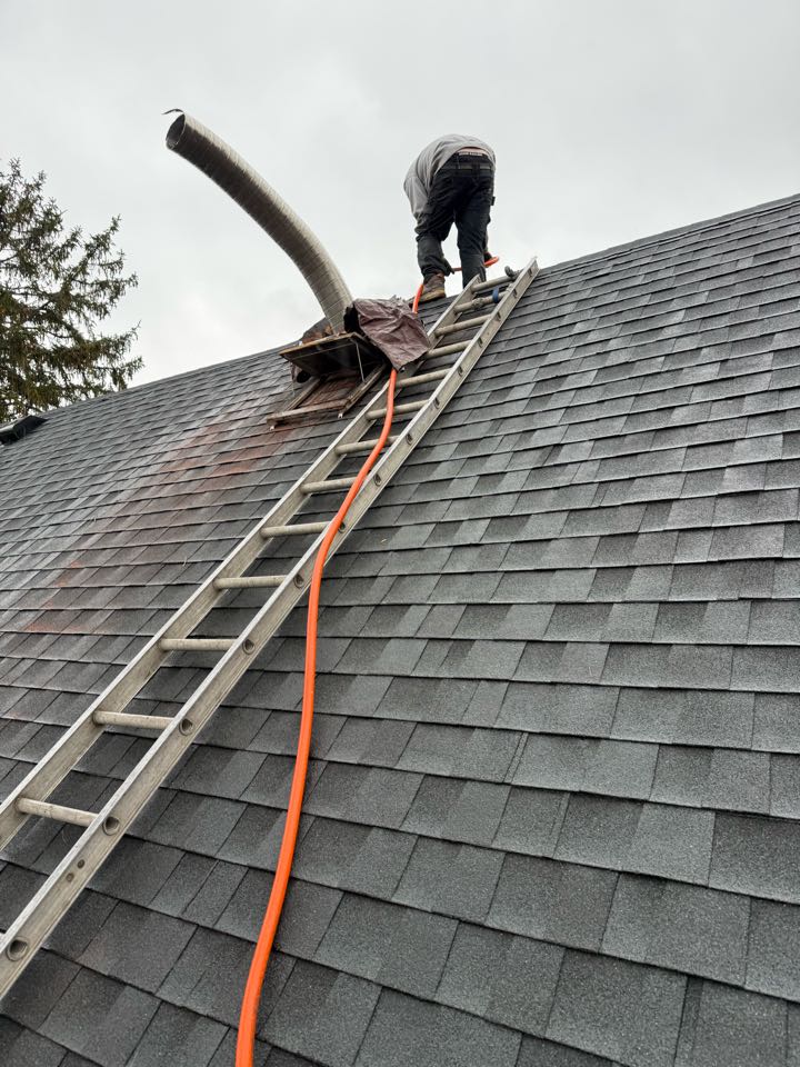 Installed a 8” lining system 