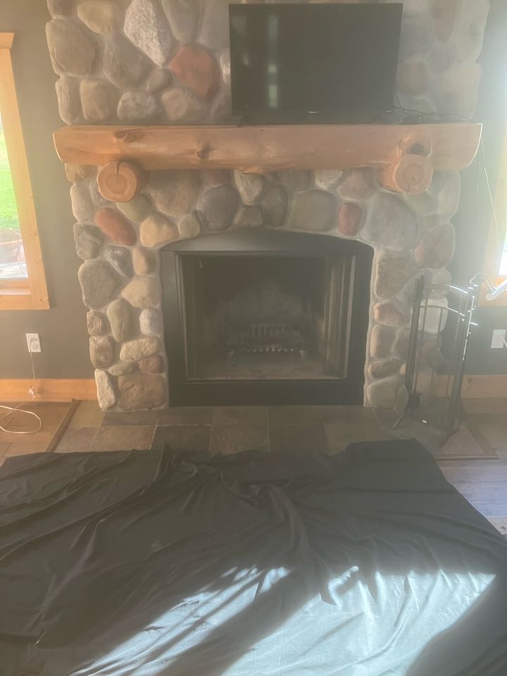 Chimney clean and smartscan inspection