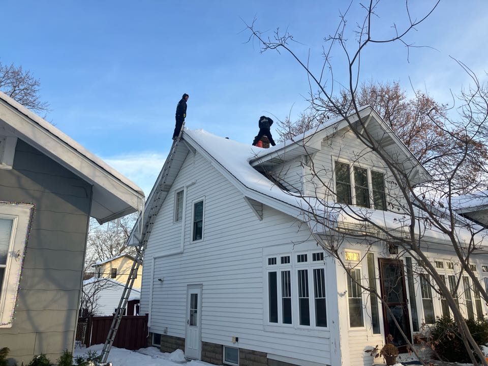 Saint Paul, MN - Installed a new cap and top plate 