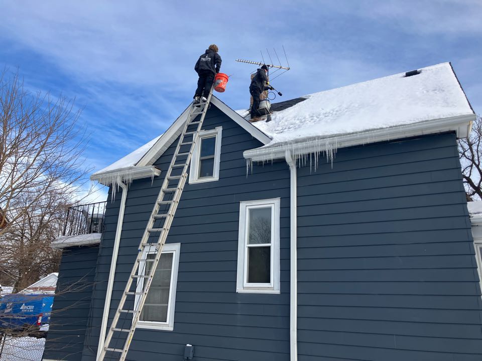 Installing a bathroom vent and cap 