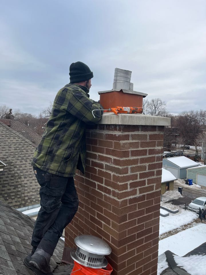 Installed new 6 inch liner with cap and top plate 