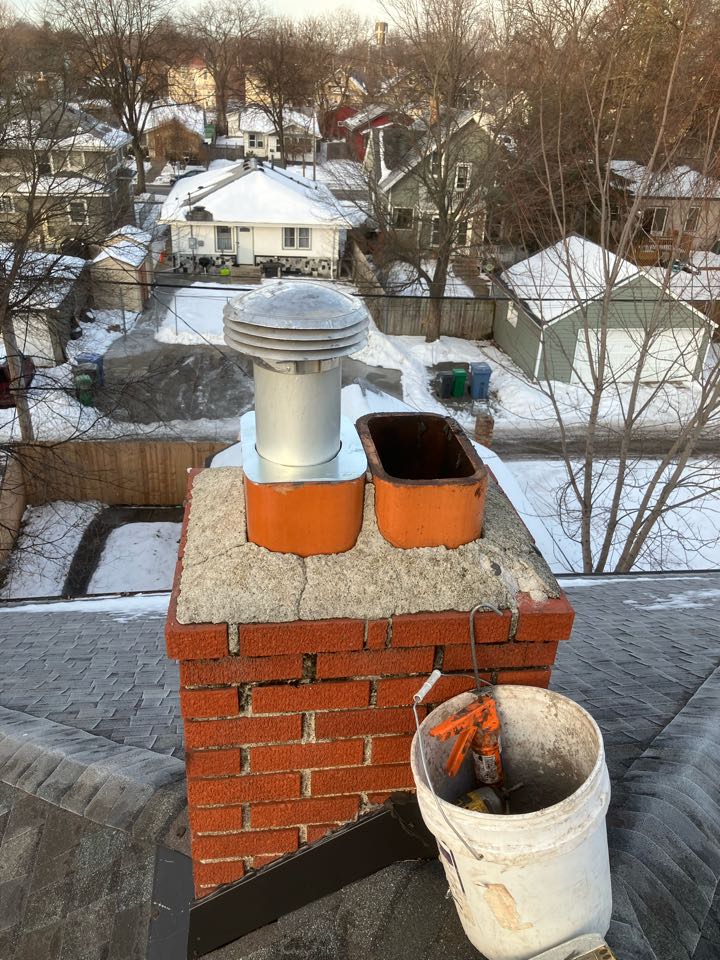 Installed new cap and top plate