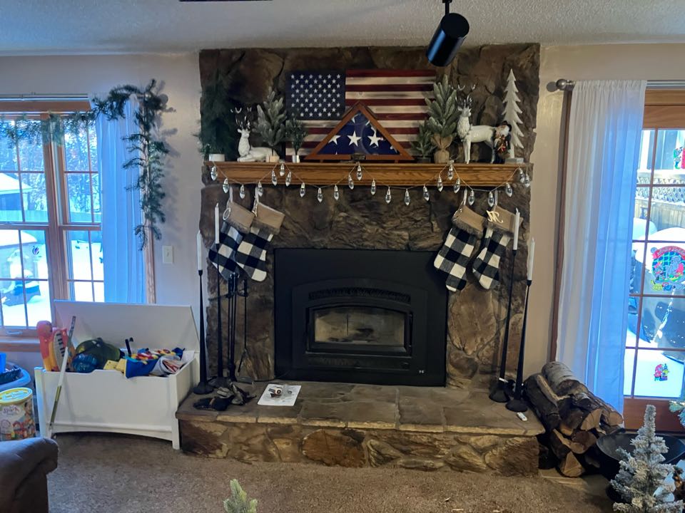 Chimney cleaning and inspection- replaced thermostat 