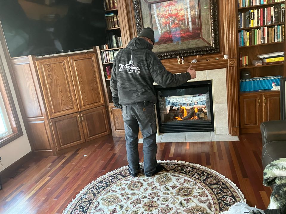 Fireplace cleaning and inspection in ham lake Minnesota 