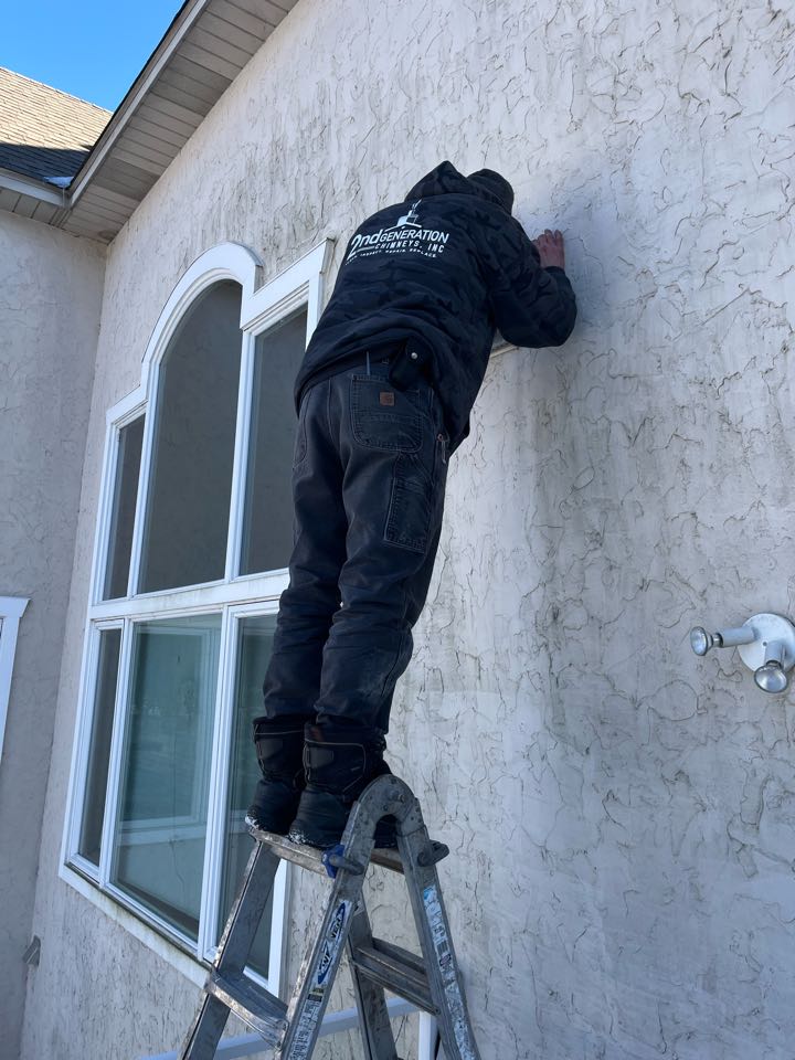 Fireplace clean and fixed fresh air intake vent. Ham Lake, MN