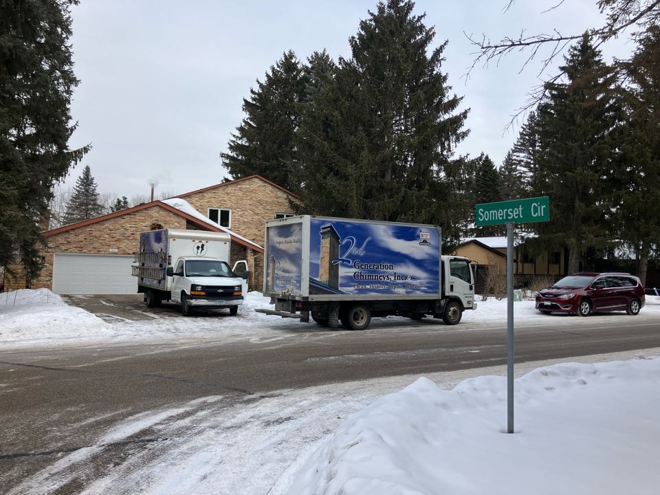 Annual chimney cleaning and inspection- duct cleaning and dryer vent cleaning in Woodbury Minnesota 