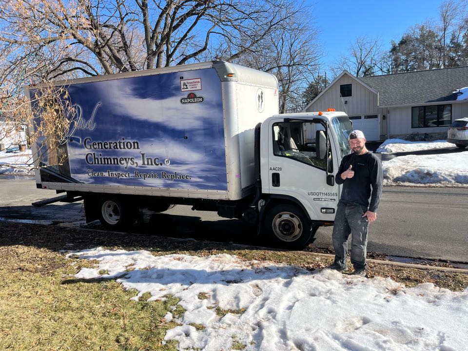 Installed new 10 inch liner for fireplace. Edina, MN 