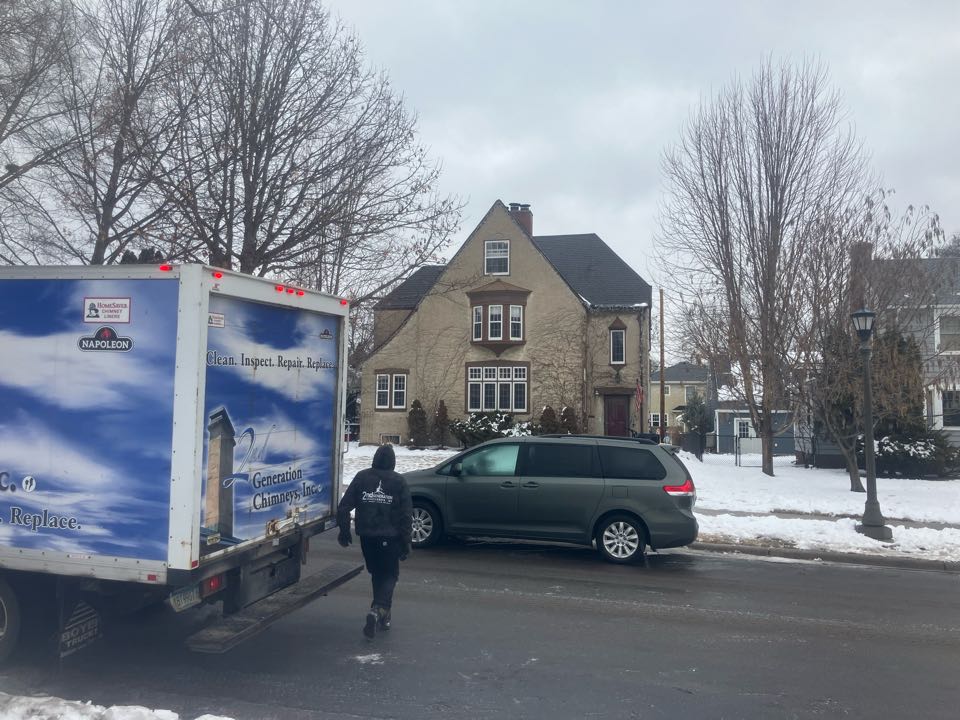 Giving a proposal to repair the chimney in Saint Paul Minnesota 