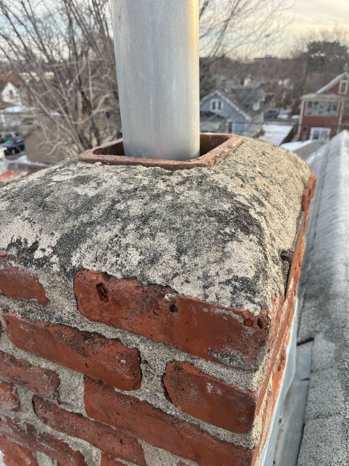 Installed new cap and top plate 