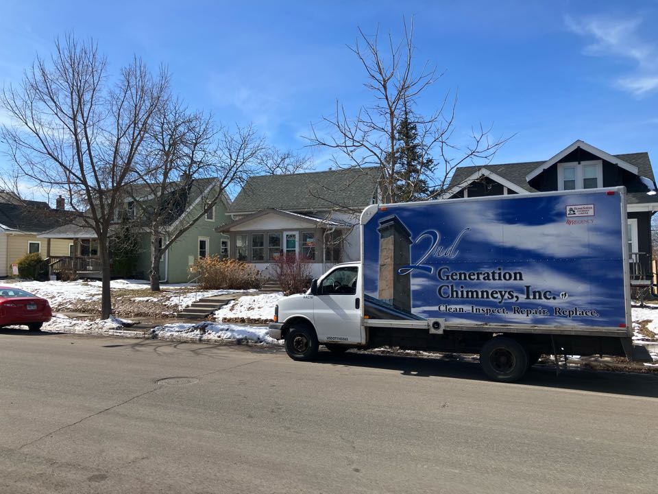 Installed a 5 inch cap and top plate in Minneapolis Minnesota 