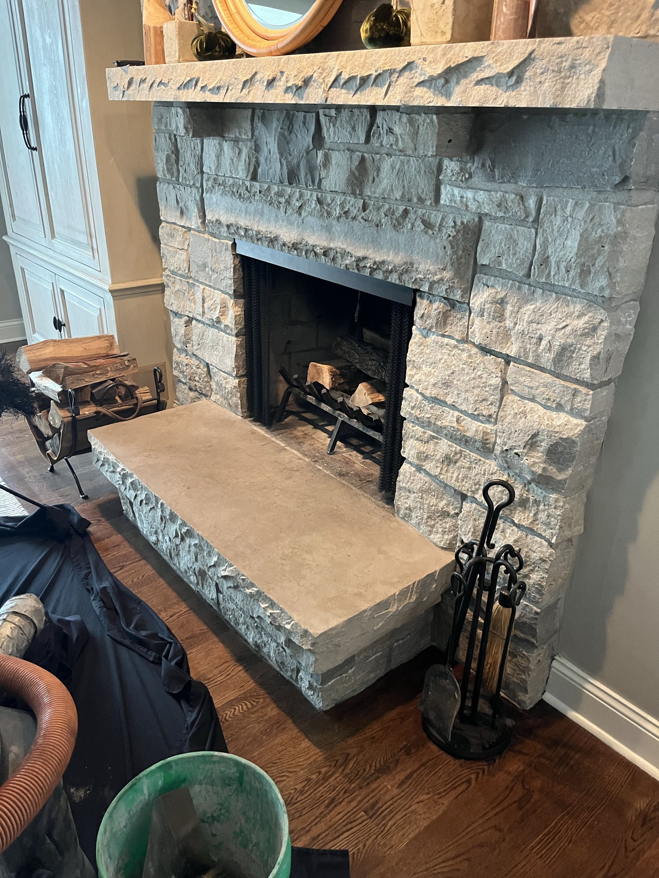 Shorewood, MN - Triple chimney and firebox clean and inspection. Excelsior, MN