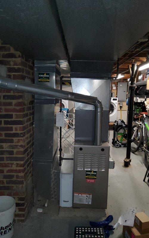 Replaced failed inducer motor and pressure switches in customer's heating system. Cycled unit to verify proper operation. Service required 1.5 hours to complete, with heat functionality confirmed at 8am.