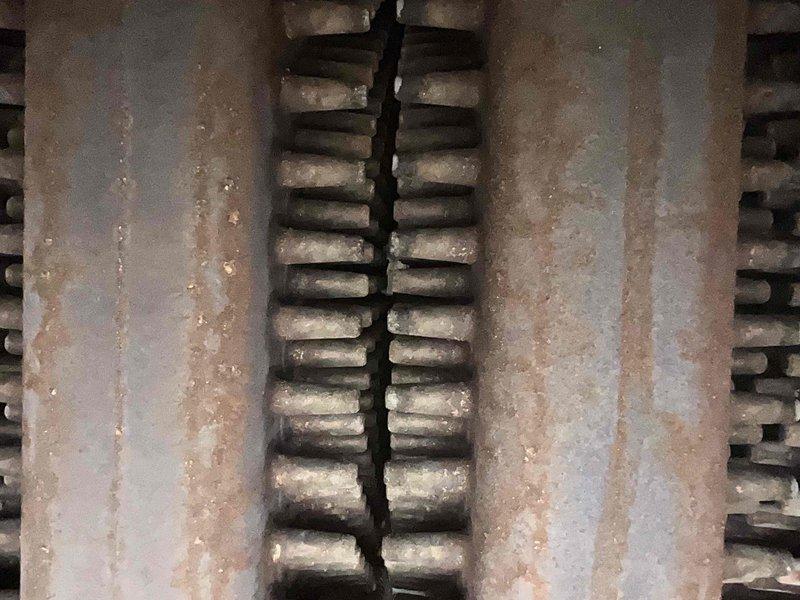 Performed scheduled heating tune-up on customer's heat pump boiler system. Inspected heat exchanger which showed signs of significant oxidation and mineral buildup. Observed burner assembly functioning properly with normal flame pattern. System operational at conclusion of service.