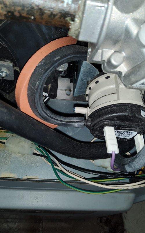 Responded to service call for furnace failure after previous technician visit. Upon inspection, discovered ignition failure due to faulty control board connections. Cleaned corroded terminals, reconnected loose wiring at the flame sensor, and verified proper ground connection. System now operating correctly with normal flame signal and consistent ignition sequence.